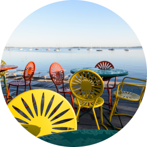 Memorial Union Terrace chairs